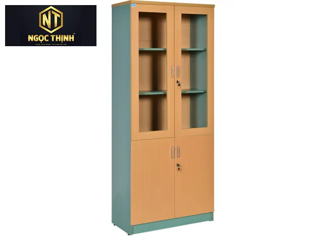 Tủ gỗ 2 buồng để tài liệu SV1960KG